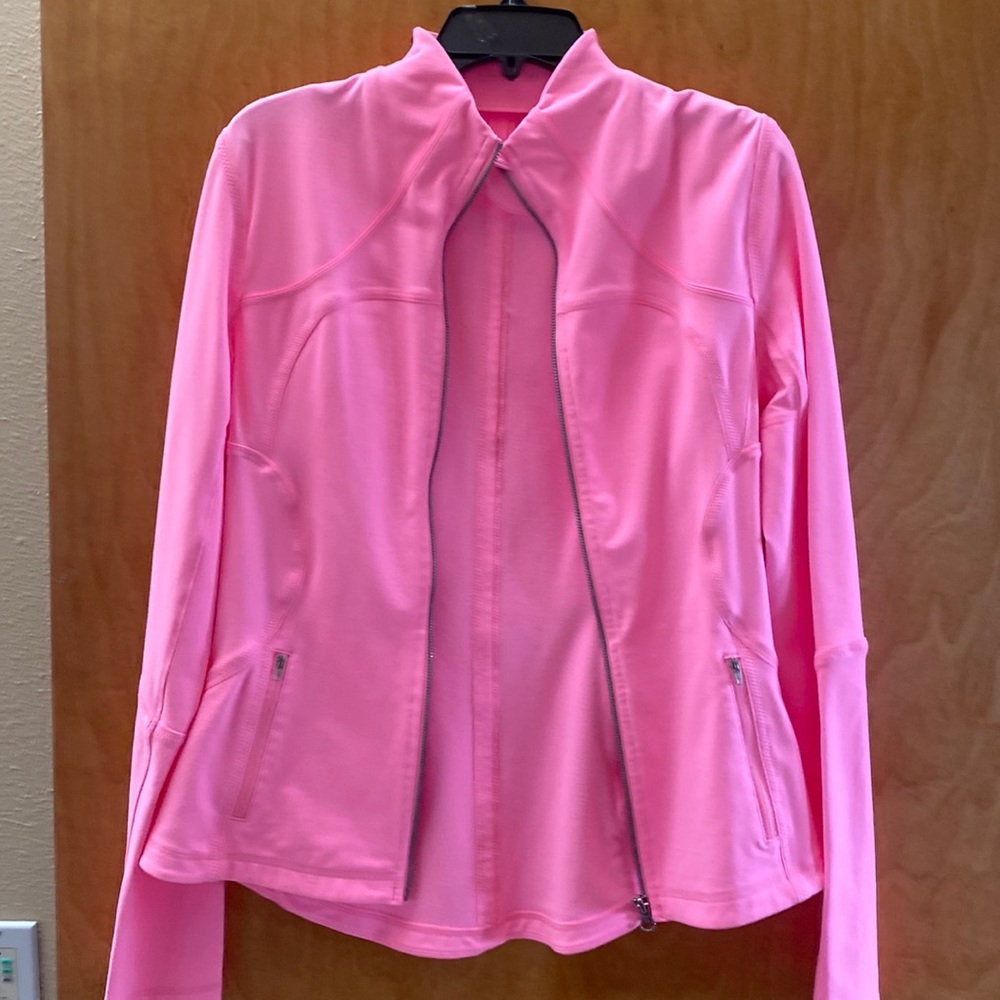 Pink Lululemon jacket, size 12